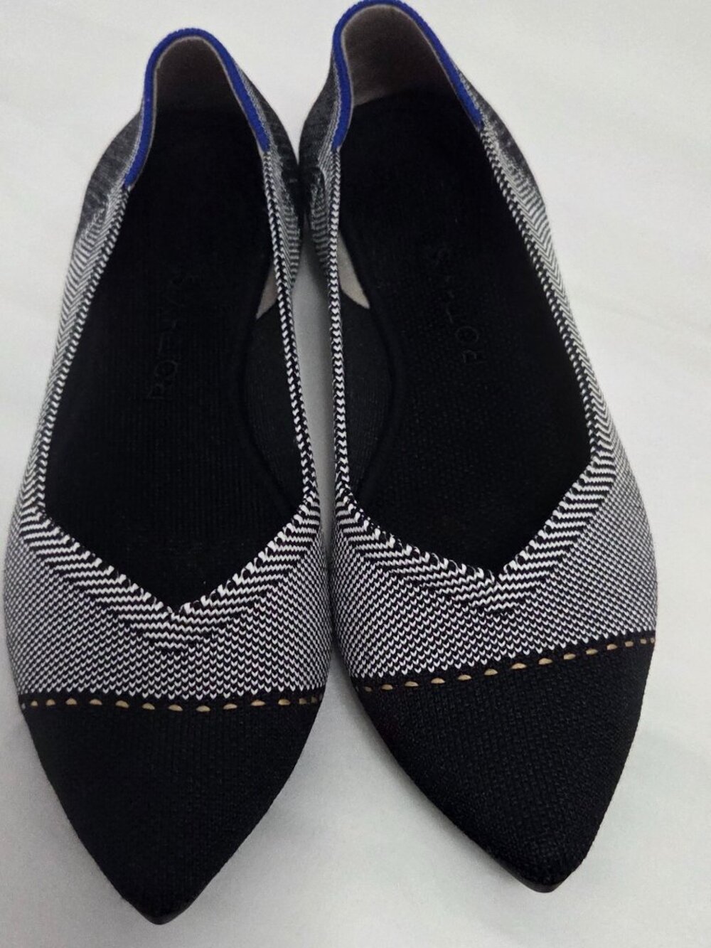 Rothy’s the Point in Grey Mist Captoe Women’s‎ Size 7.5
